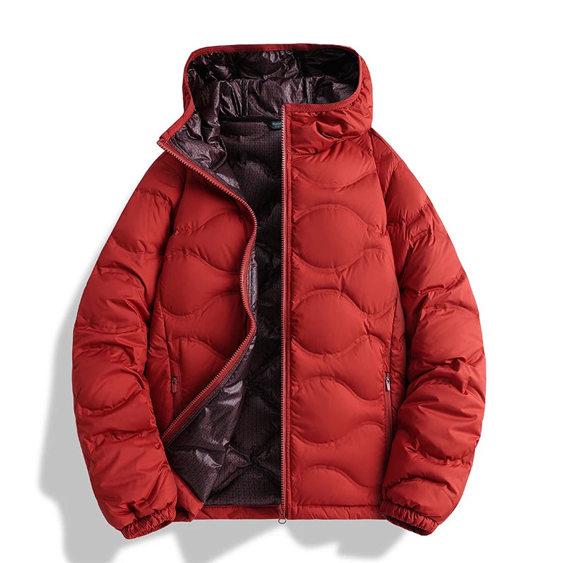 Unisex Fleece Thickened Hooded Jacket/ Windproof/ Breathable Warm Sports Jacket Autumn, Winter ,Outdoor Running Fitness Thick Jacket
