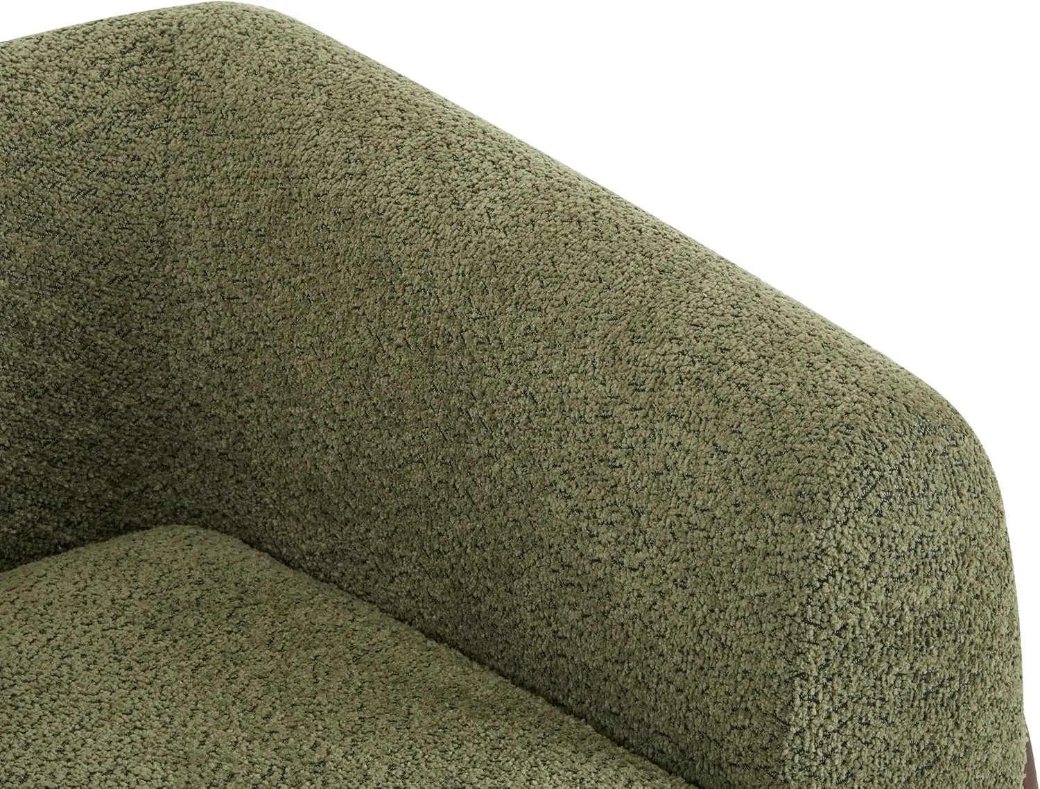 Holly Modern Boucle Fabric Upholstered Club Chair for Living Room, Home Office, Apartment, Relaxing Chair with R