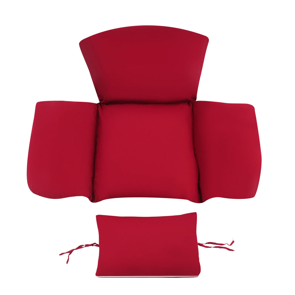 Egg Chair Cushion Hanging Basket Swing/ Cushion Indoor and Outdoor Rocking Chair/Pad Burgundy