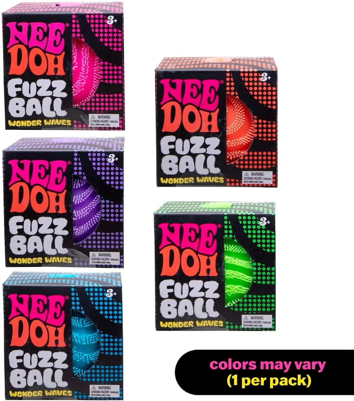 Nee Doh Fuzz Ball Blind Box Series Desktop Ornament Stress Relief Toys /Suitable For People Under Pressure/ Fun Soft Stress Ball