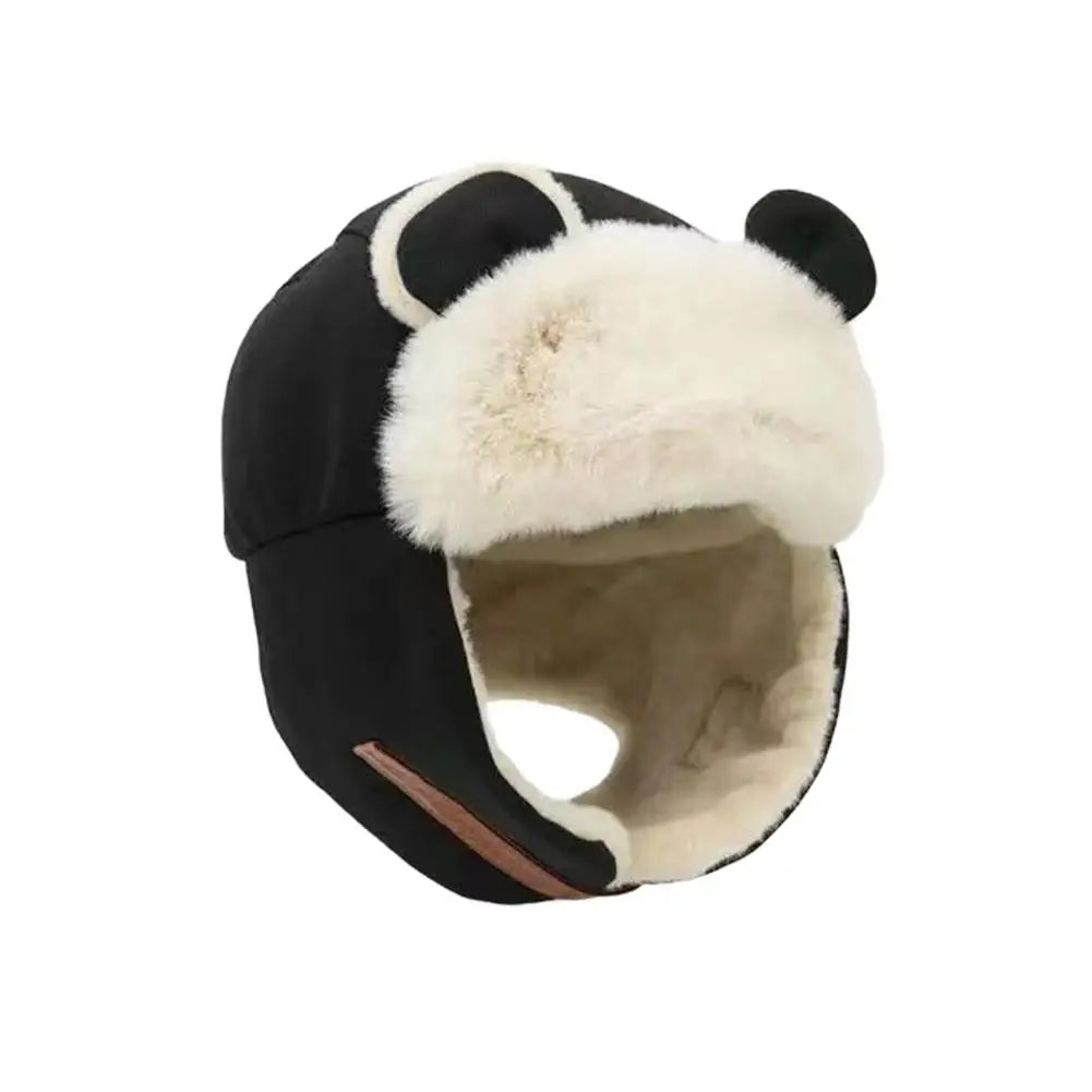 Thick Warm Russian Ushanka Fur Hat Fashion Male/ Female Winter Hat Black Grey Earflap Ski Russian Cap Bomber Hat Gifts