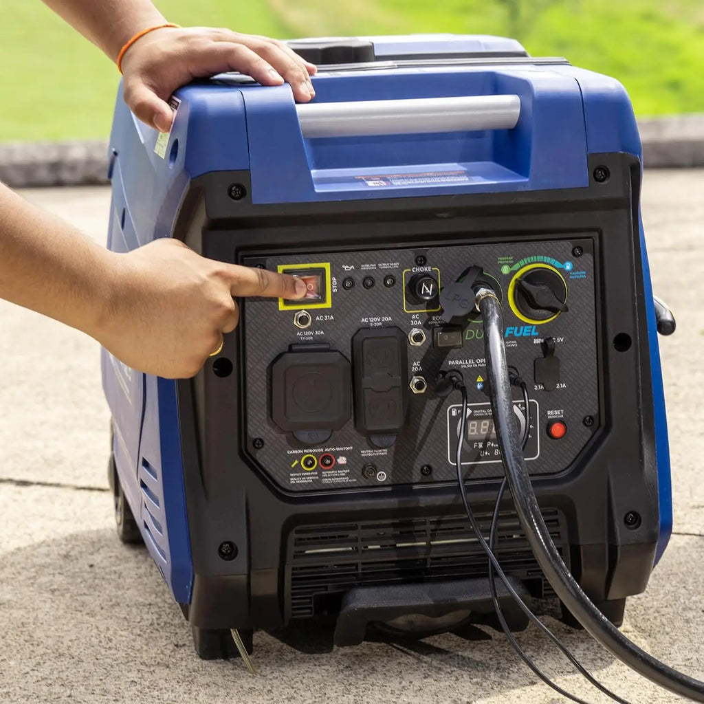 Westinghouse 5000W Dual Fuel Portable Inverter Generator with Quiet Operation, Wheel and Handle Kit, Gas and Propane Compatible,