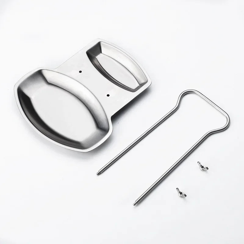 Kitchen Tools Tray Storage Rack, Plate and Cupboard Tableware Drying Shelf, Stainless Steel, for Dishes and Bookshelf