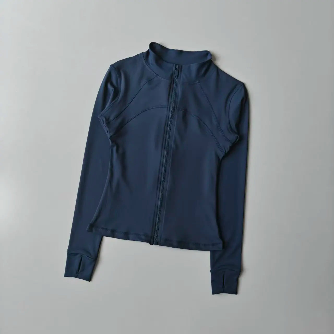 Yoga Suit Women's High-end Standing Collar Long Sleeved Sports Jacket Running Training Fitness Top Windproof Running Suit