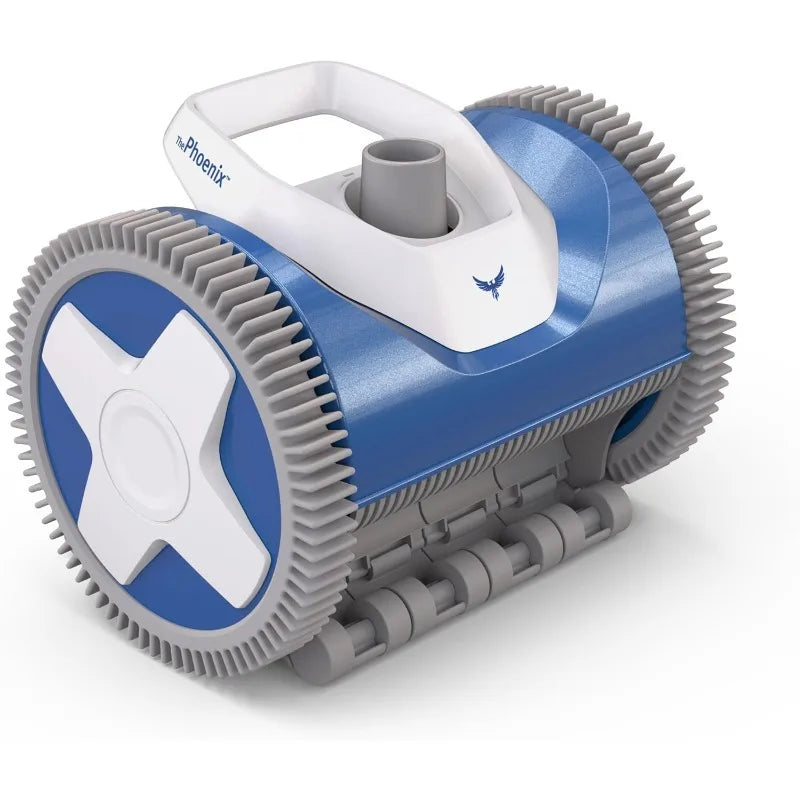 Hayward Phoenix 2X 2-Wheel Suction Side Pool Cleaner PES22CSTX – Patented Tire Treads, Adjustable Skirt, Pre‑Programmed Steering