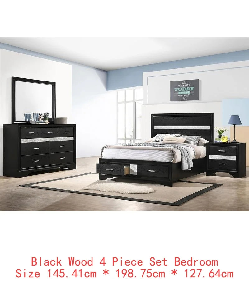 4-Piece Full Bed Set