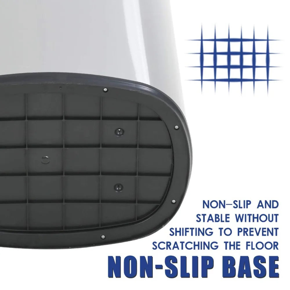 13 Gallon Automatic Touchless Trash Can with Odor Control | Stainless Steel Sensor Garbage Bin for Kitchen, Bathroom, Office