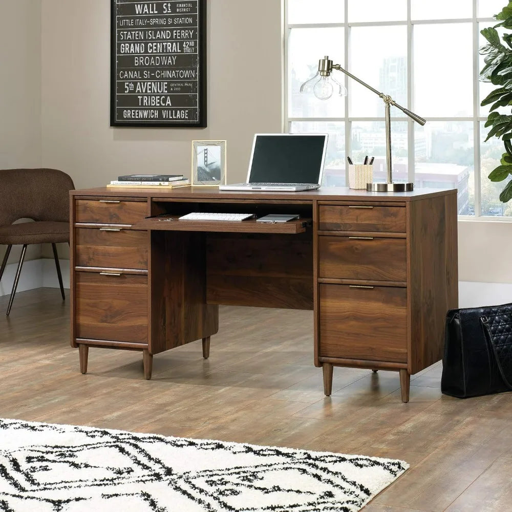 Executive Desk in Rich Walnut Finish