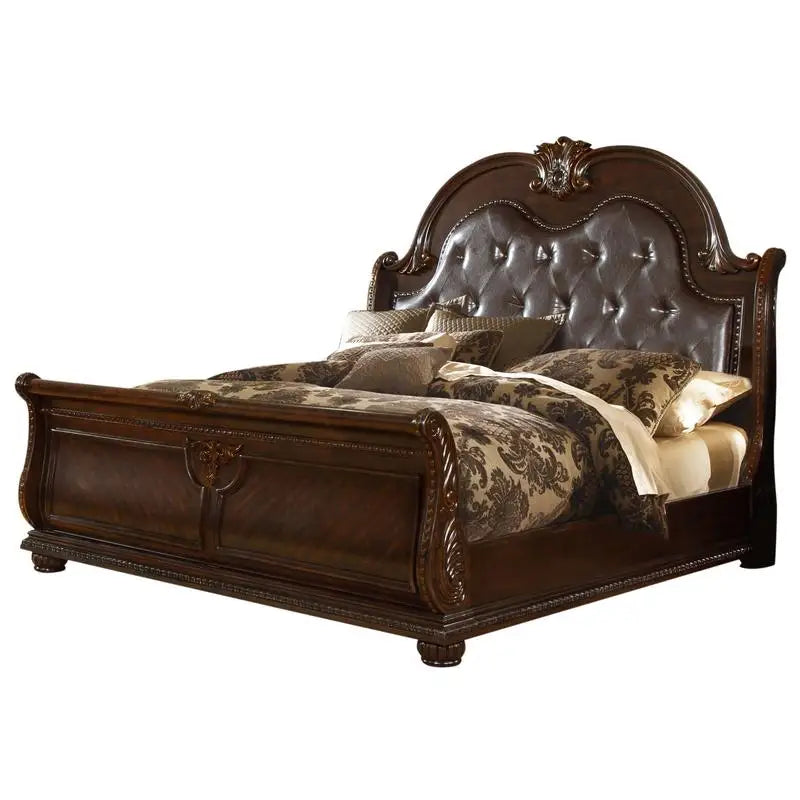 5-Piece King Bedroom Set (King Bed, Nightstand, Dresser, Chest & Mirror)