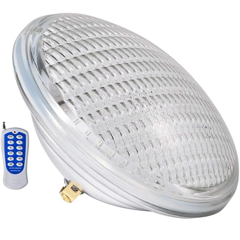 12V 54/45/35/25/18W Multi-Color RGB Swimming Pool/ Spa LED Light Underwater Waterproof with Remote PAR56 Socket