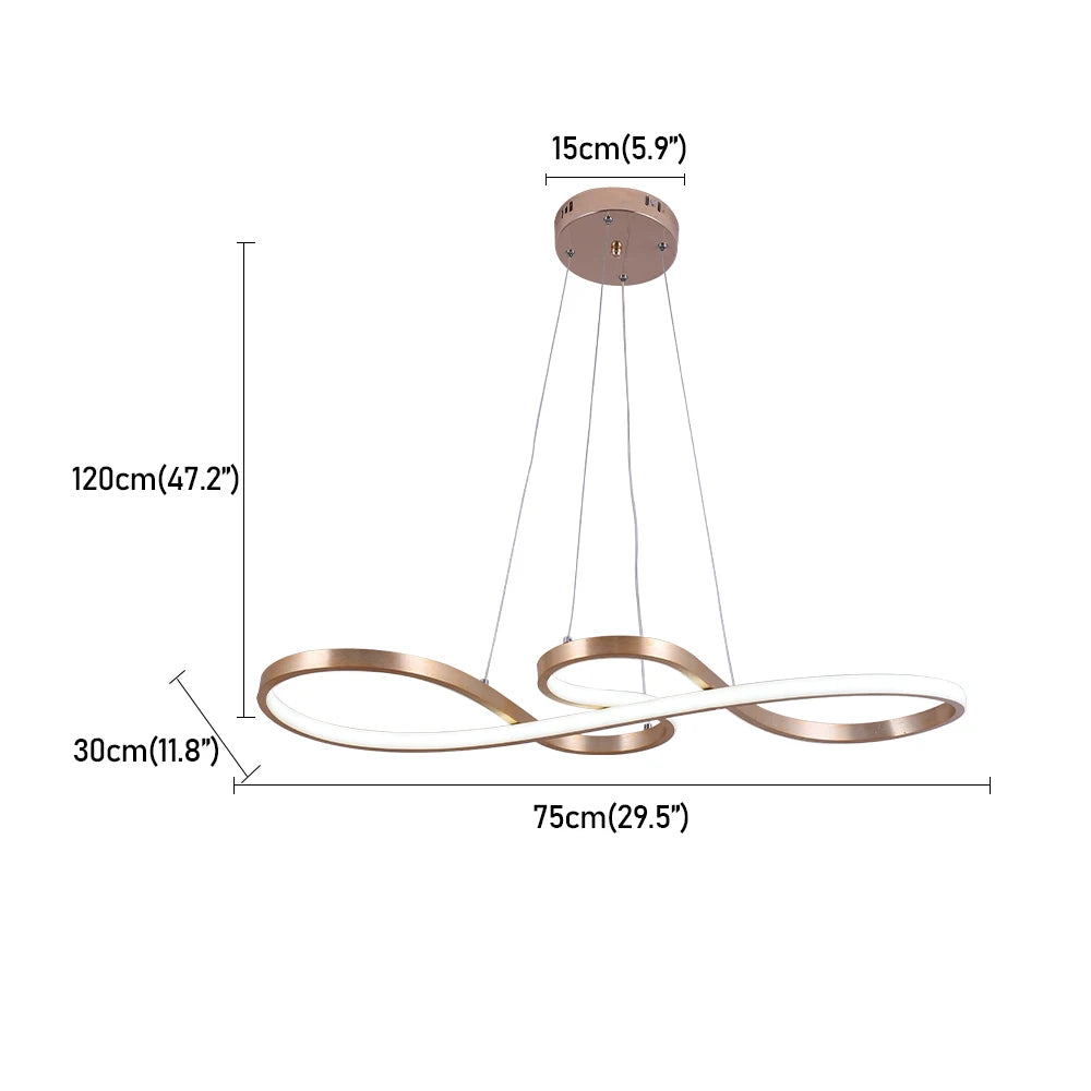 Modern Chandelier Pendant Light/ Acrylic/ Note Dimmable Led Ceiling Lamp/ Dining/ Living Room/ Hotel Decor/ Hanging Fixture