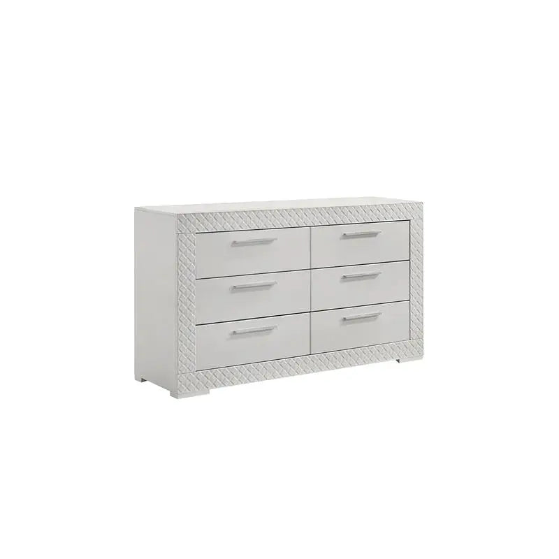 Modern 4-Piece Queen Bedroom Set with LED Headboard