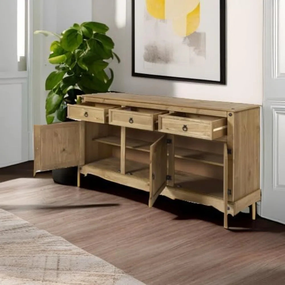 Solid Wood Buffet & Sideboards - Kitchen Storage Cabinets/Buffet Cabinet/for Bar &Liquor