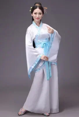 Vintage Ethnic Style Women Top/ Skirt 2 Piece Set Princess Dance Costume/ Hanfu Ladies Suit Cosplay Outfit Woman New Year Clothing