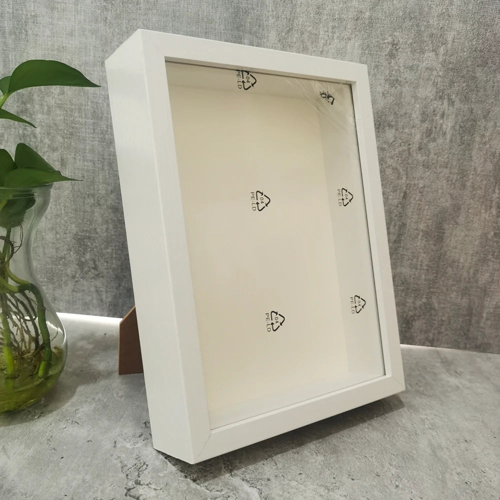 Shadow Box Depth 3cm Wooden Photo Frame for Displaying Three-Dimensional Works/ Nordic DIY Wood Picture Frame/ Photo Decor