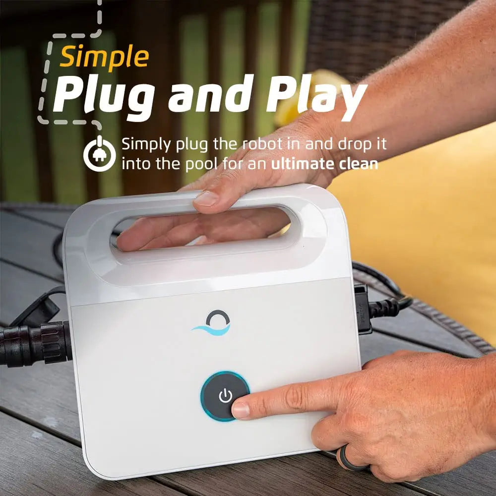 Automatic Robotic Pool Vacuum Cleaner, Wall Climbing Scrubber Brush & Top Load Filter Access, Custom