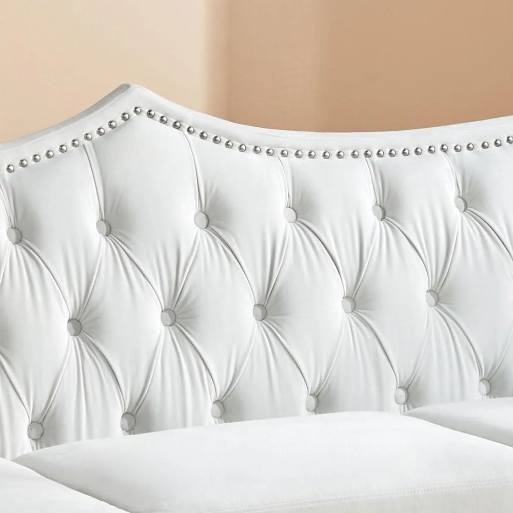 3 Seater Sofa Velvet for Living Room