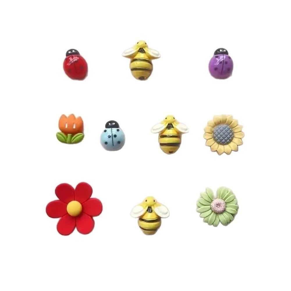 10pcs Adorable Refrigerator Magnets - Durable & Strong Hold for Kitchen, Office & More - Versatile Home Decor/ Mothers Day Gift