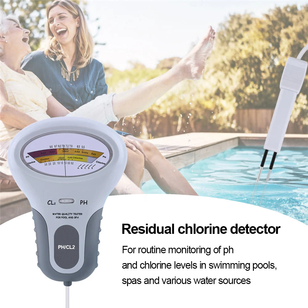 Water Quality Testing Device Professional Water Chlorine Tester/ Water Monitor with Probe for Swimming Pool and Spa