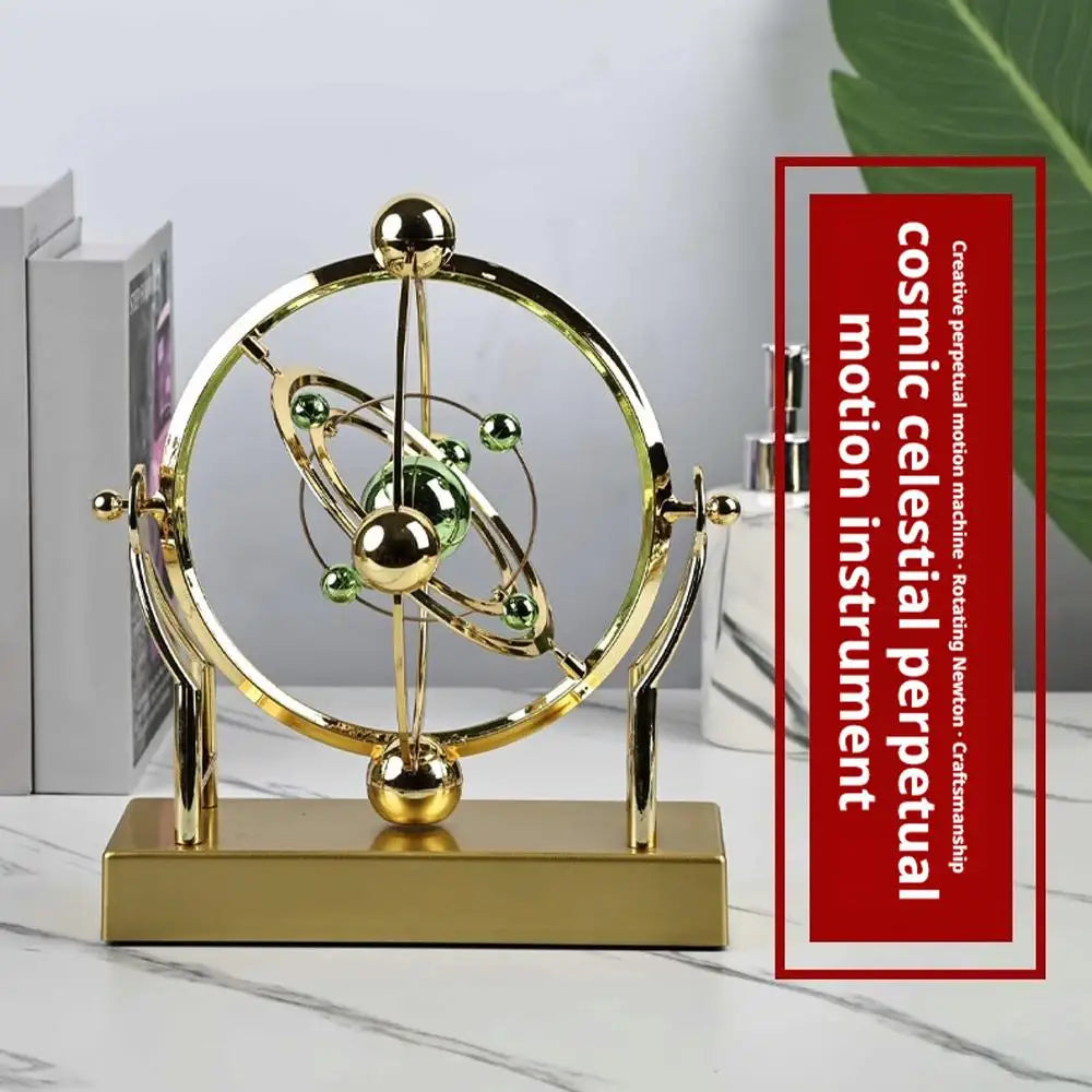 Celestial Orbit Pendulum Perpetual Motion Machine/ Kinetic Art Desk Decor /Astronomy Model/ Craft /Home/ Office /Table Ornament Gift