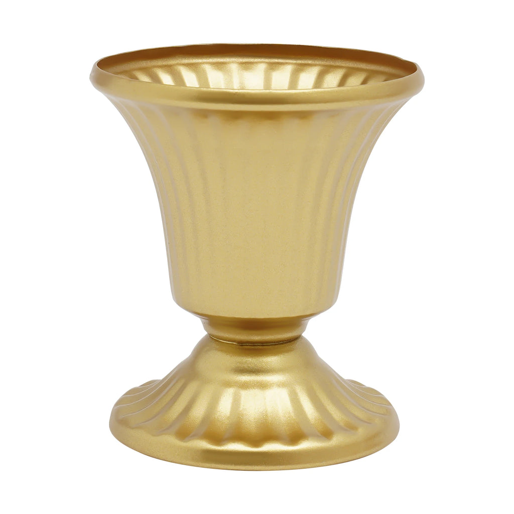 10 Pcs Gold Wedding Floral Vases/ Flower Holder Pot Planter for Tables/ Centerpieces  /Party Decoration 5.9Inch/3.3inch