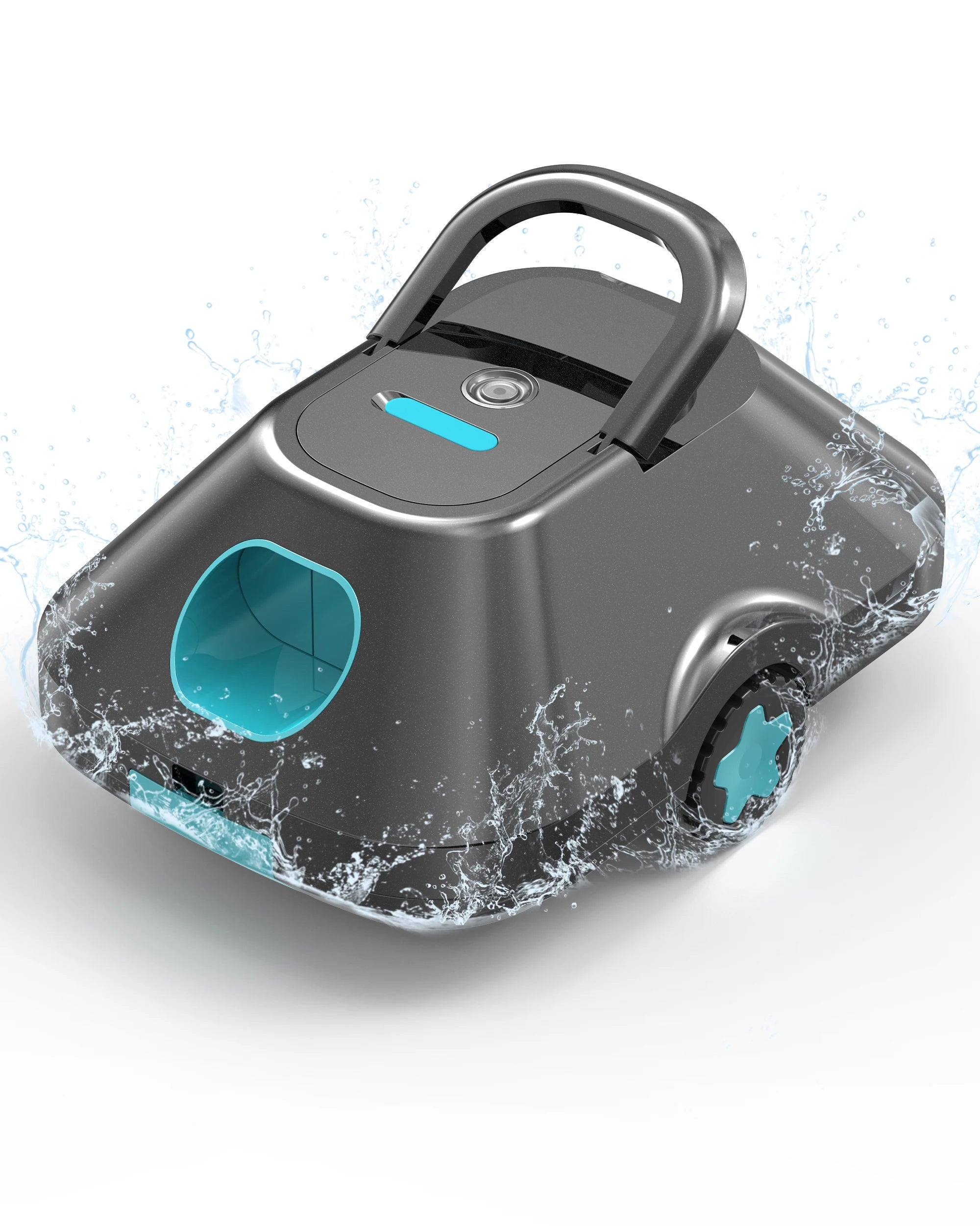 2026 Upgraded Robotic Pool Cleaner/ 210 Mins Runtime/ Smart Path Planning/Auto-Parking Automatic Pool Vacuum for Above Ground/ Inground Pools, 2200 Sq .Ft Coverage
