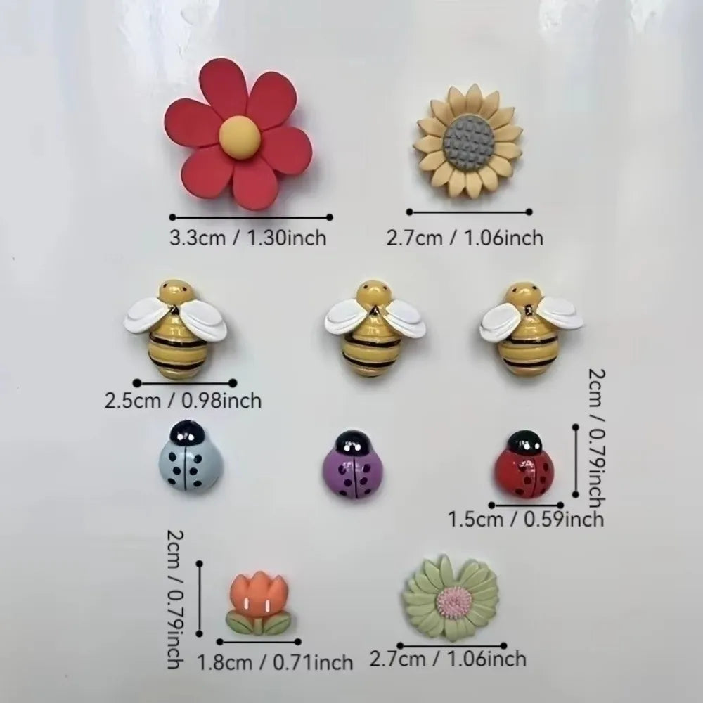 10pcs Adorable Refrigerator Magnets - Durable & Strong Hold for Kitchen, Office & More - Versatile Home Decor/ Mothers Day Gift