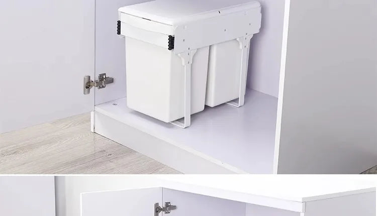 Kitchen Sink Trash Can, Large Kitchen Cabinet Recycle Bin, Food Waste Litter Bins, Dustbin Recycling ,Trash Sorting Home Appliance