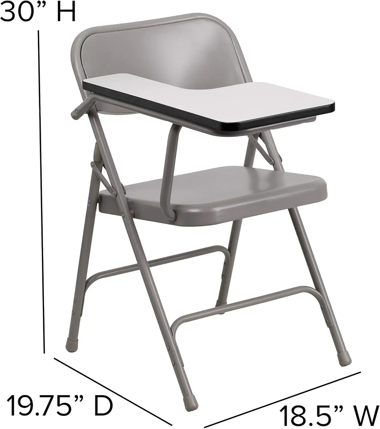 Premium Steel Folding Right Handed Tablet Arm Chair