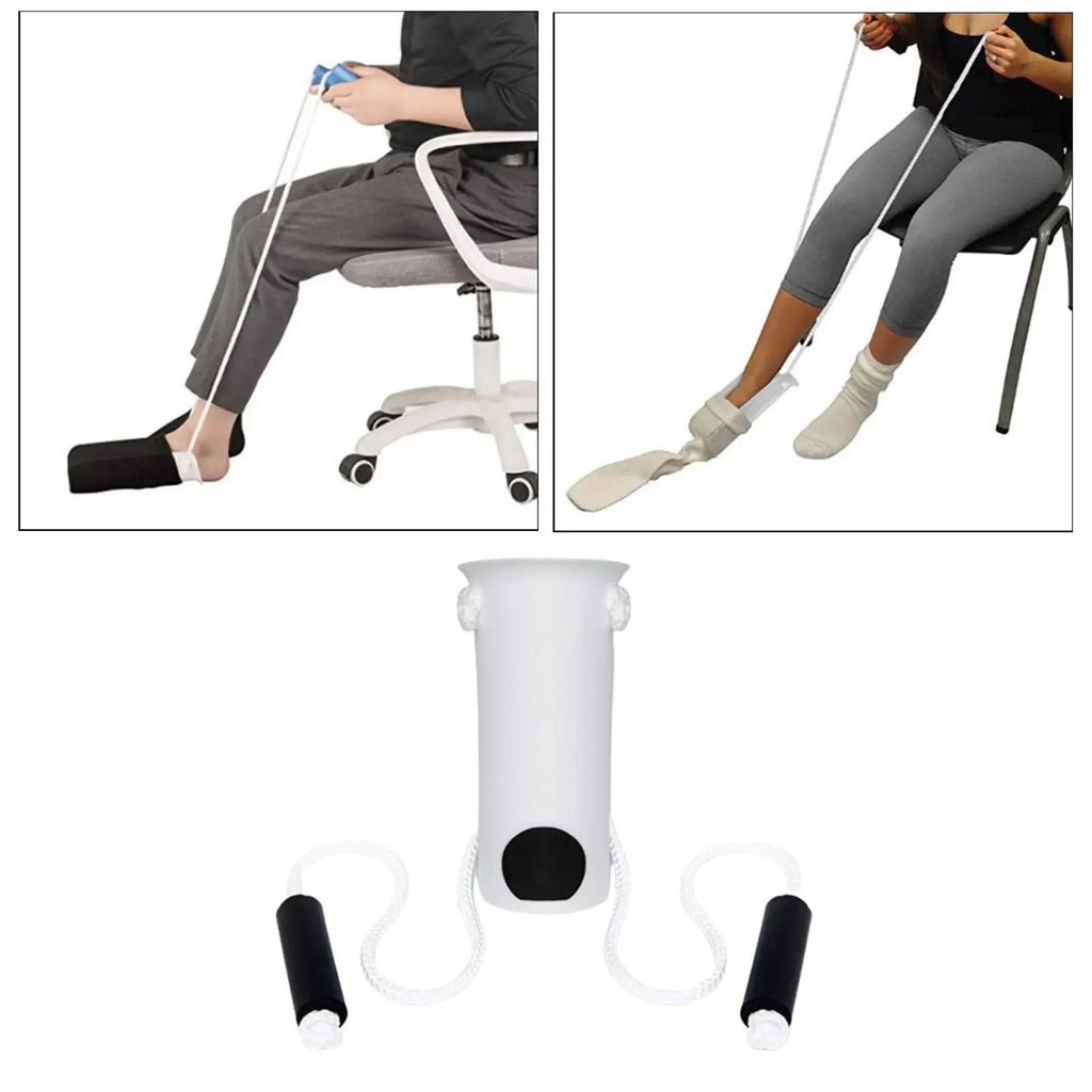 Sock Assist Plastic Sock Donner Dressing Tool Mobility Aid for Putting on Socks for Handicapped Adults